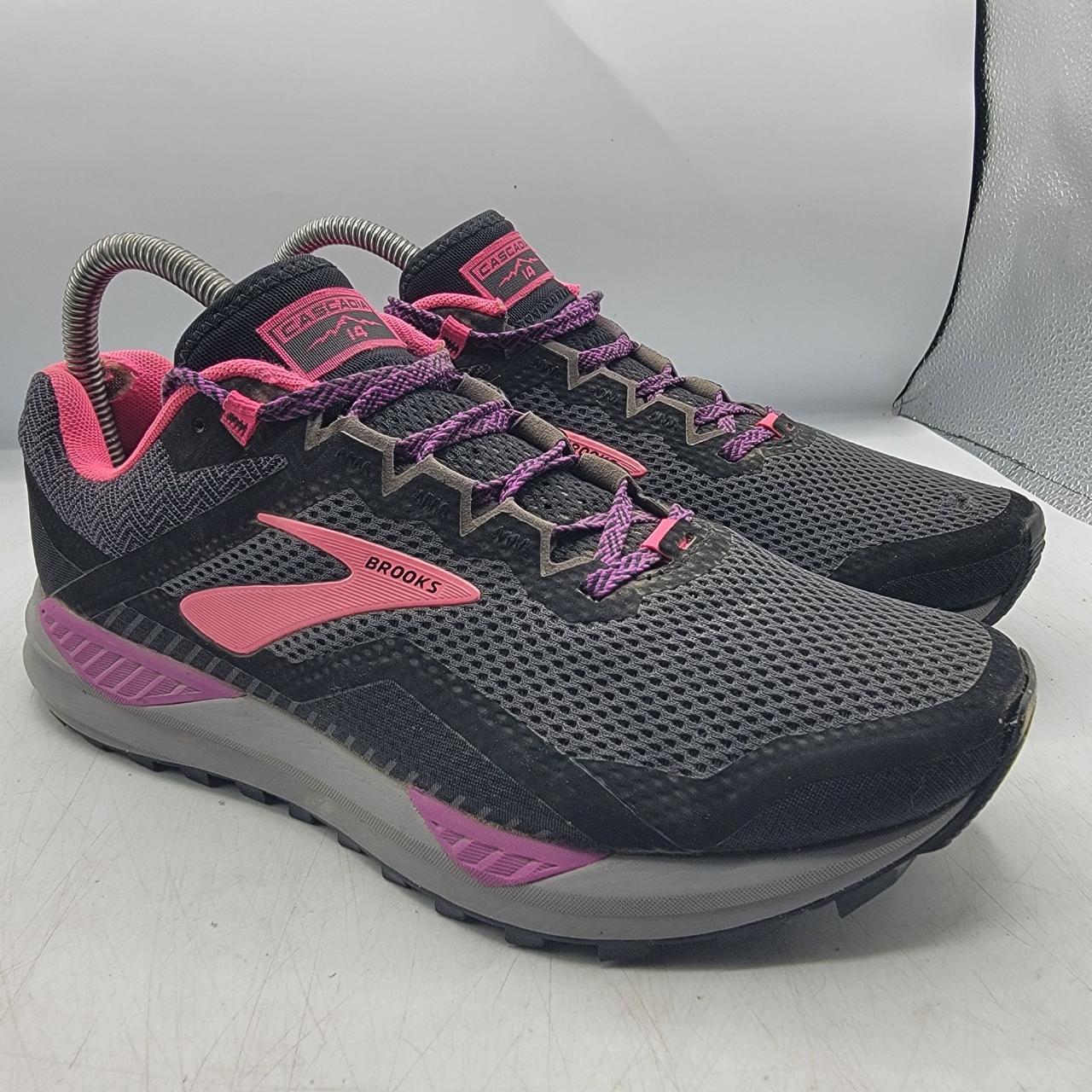 Brooks Cascadia 14 Womens 8 Black Pink Athletic. Depop