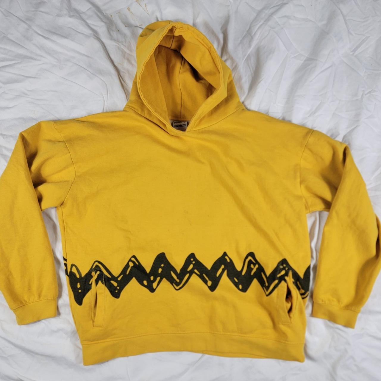 Yellow peanuts hoodie sale