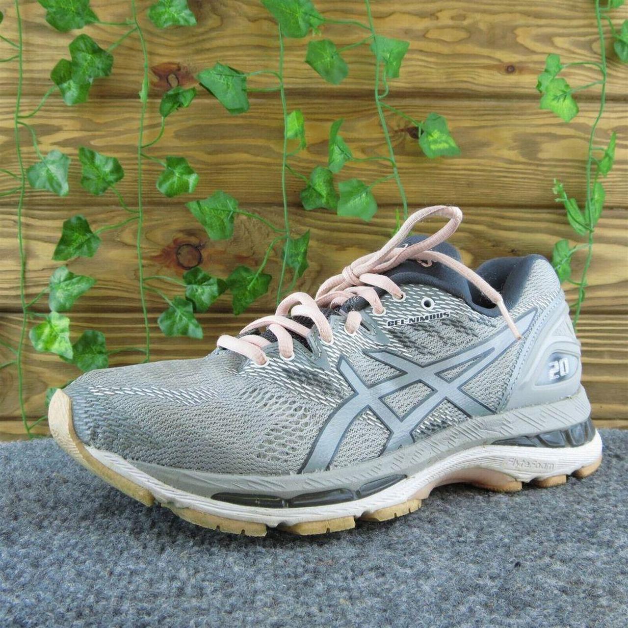 Asics grey trainers womens best sale