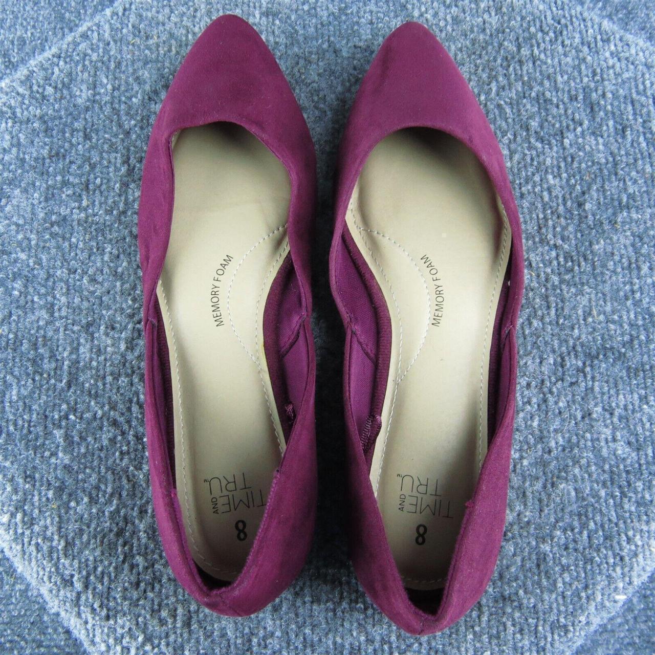 Time and Tru Women's Ballet shoes - Red - US 8 – … - image 6