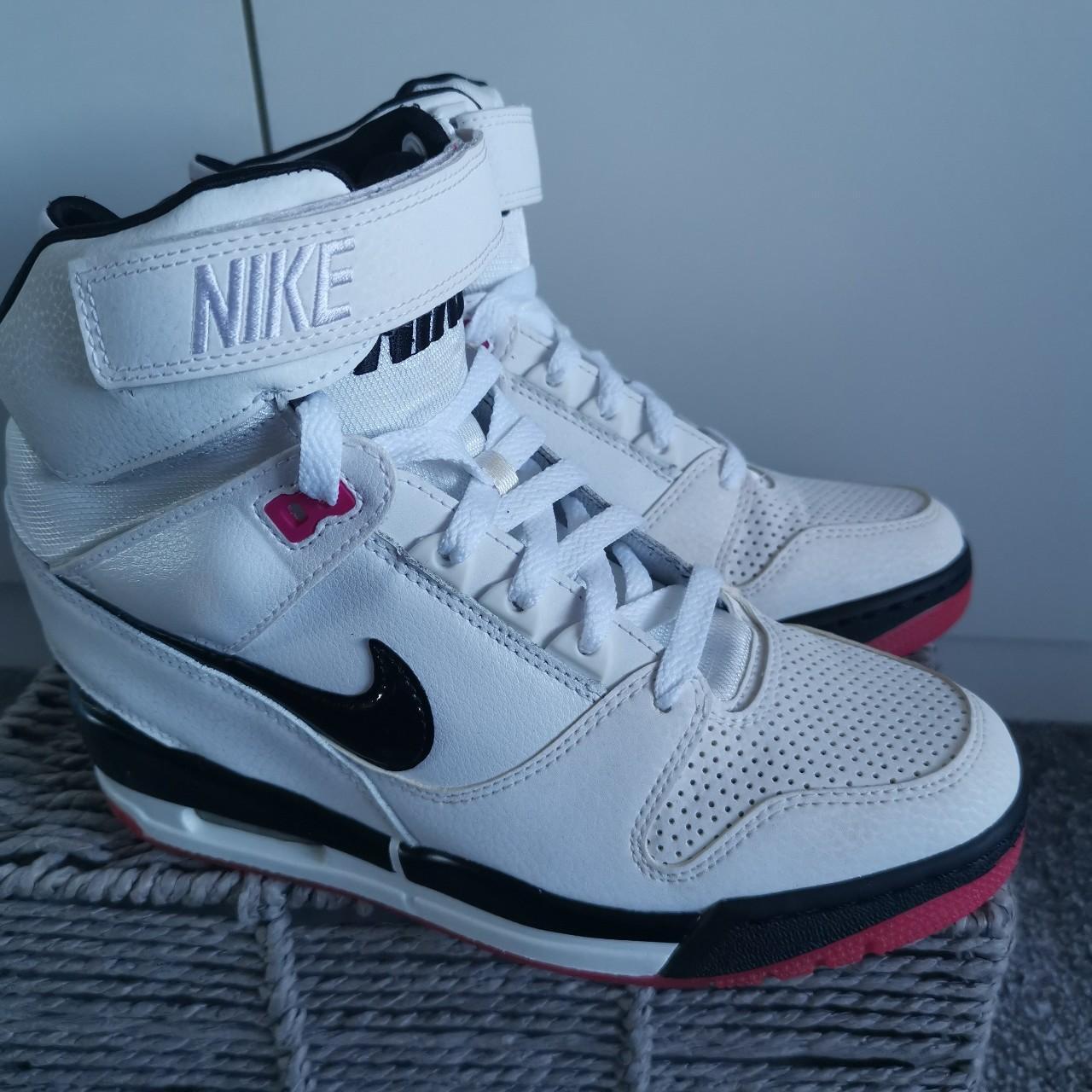 nike air revolution sky hi white