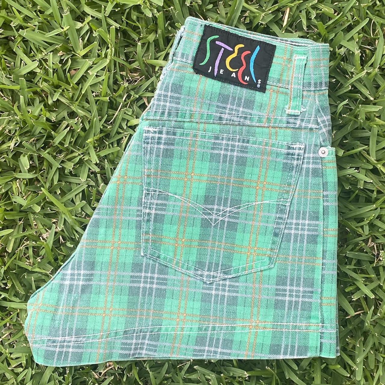 Steel jeans cheap vintage plaid