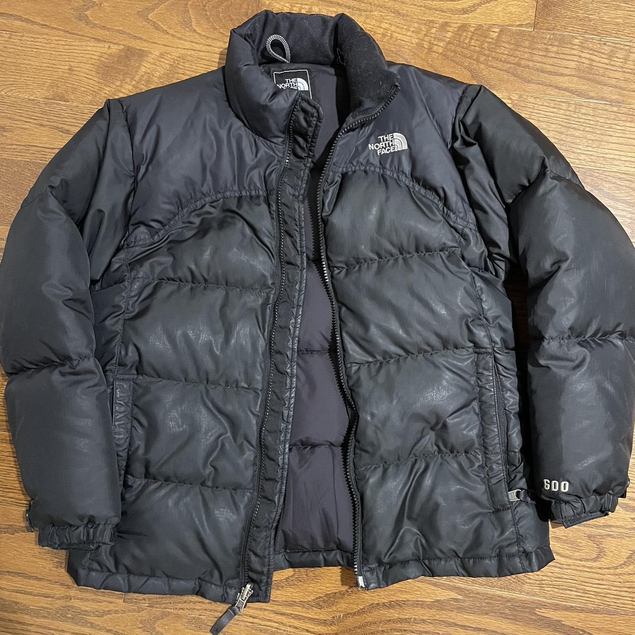 North Face black puffer. No size but pretty sure... - Depop