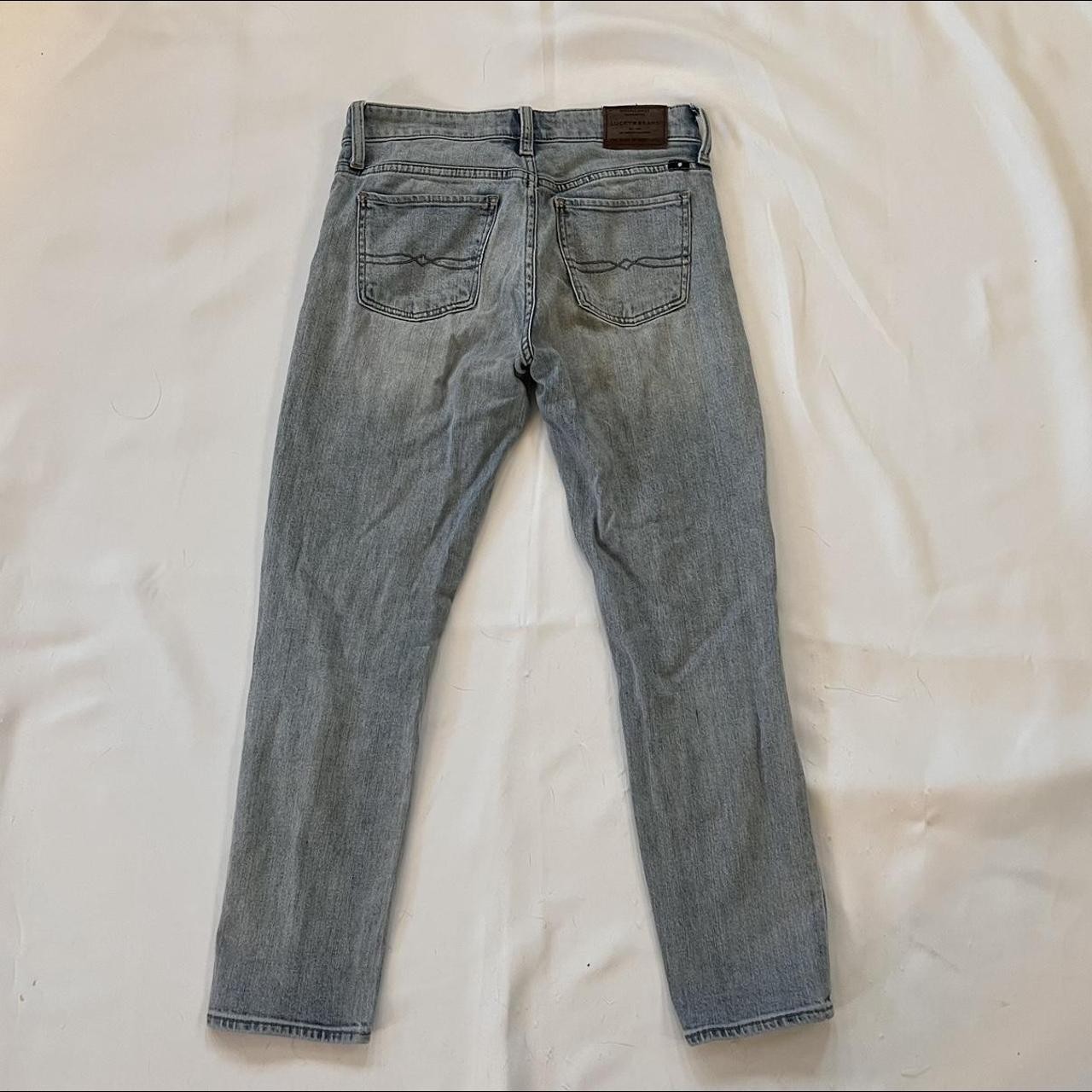 Lucky Brand Lightwash Straight Leg Jeans -In... - Depop