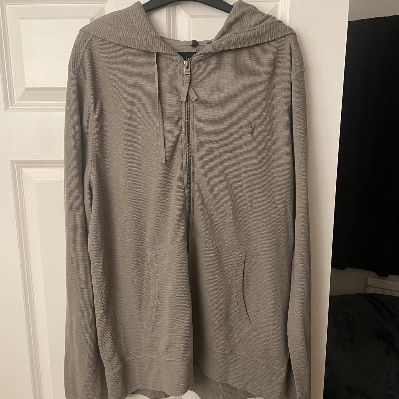 Allsaints Men's Grey Hoodie 