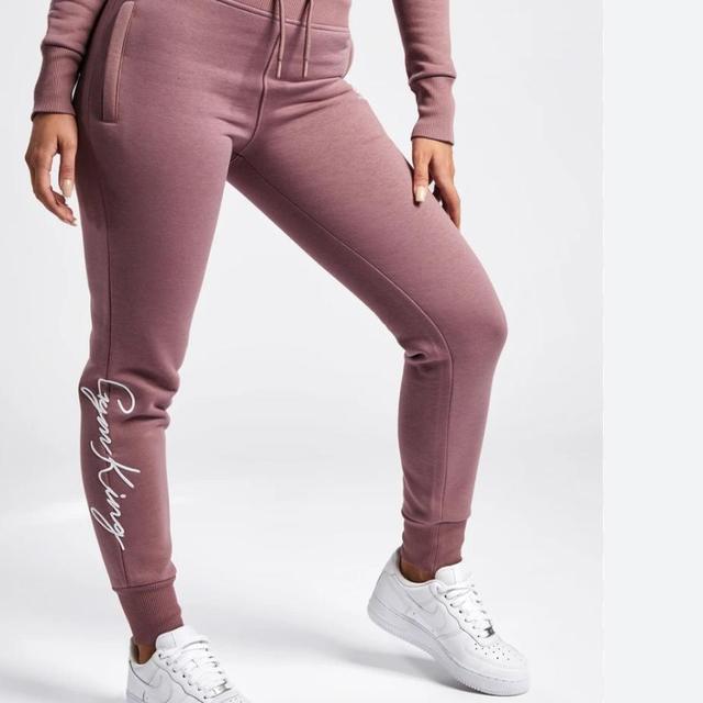 Pink gym hotsell king tracksuit