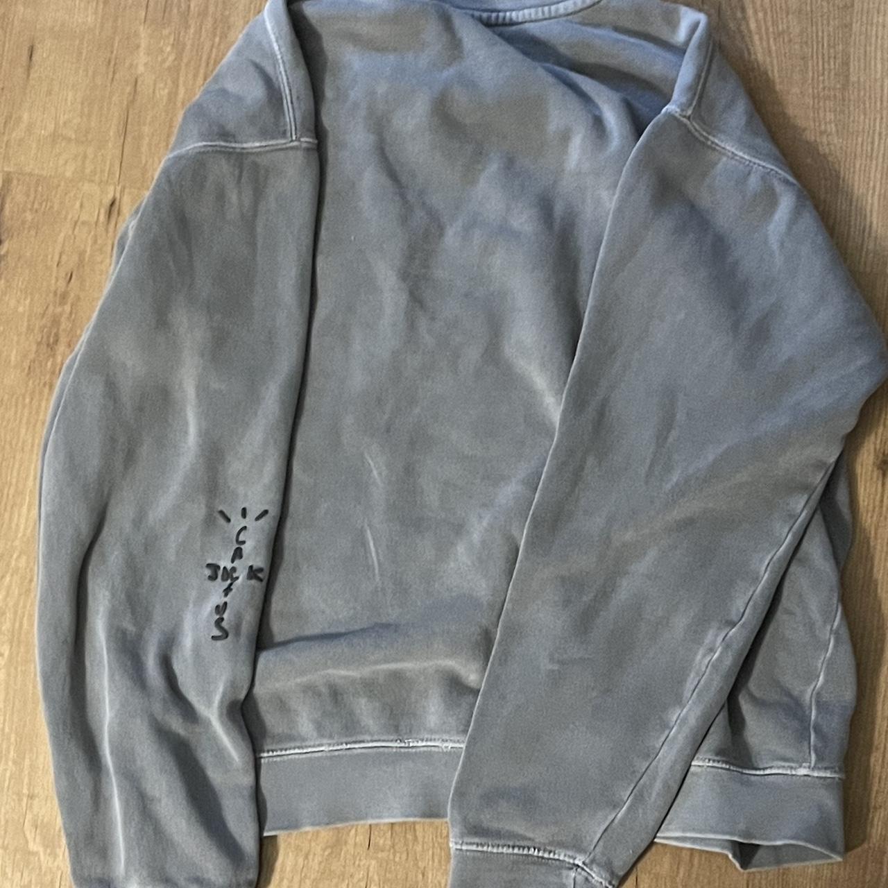 Travis Scott Houston Crewneck Grey Men's - FW22 - US