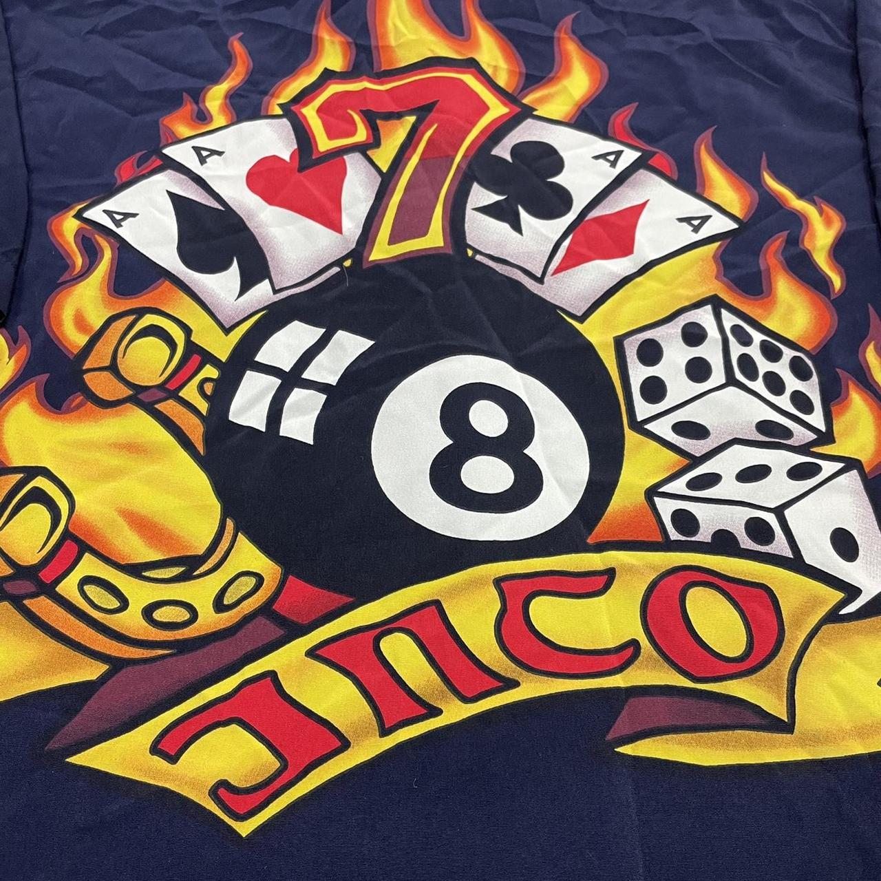 JNCO, Shirts, 9s Jnco Flame Print Logo Button Down Shirt