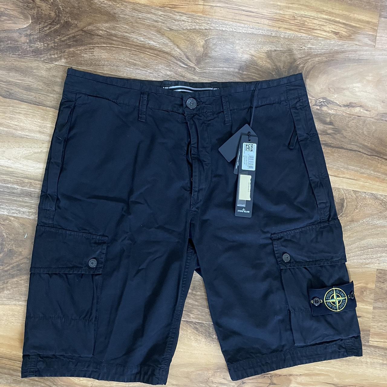 Stone island cargo shorts navy online