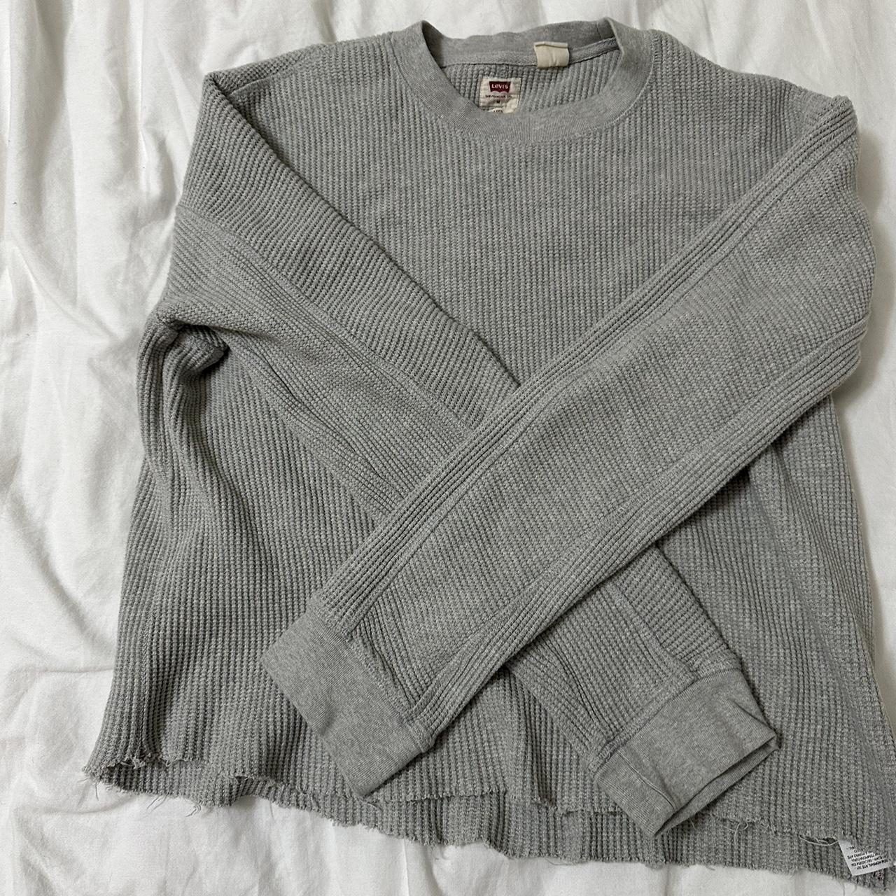 Levi's Men's Grey Jumper | Depop