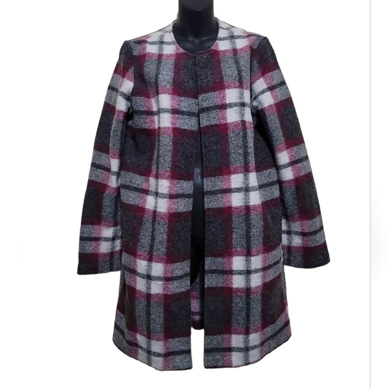 Max studio plaid on sale coat