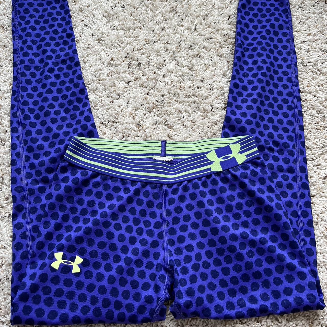 Girls under armor, leggings, size, large purple, and - Depop