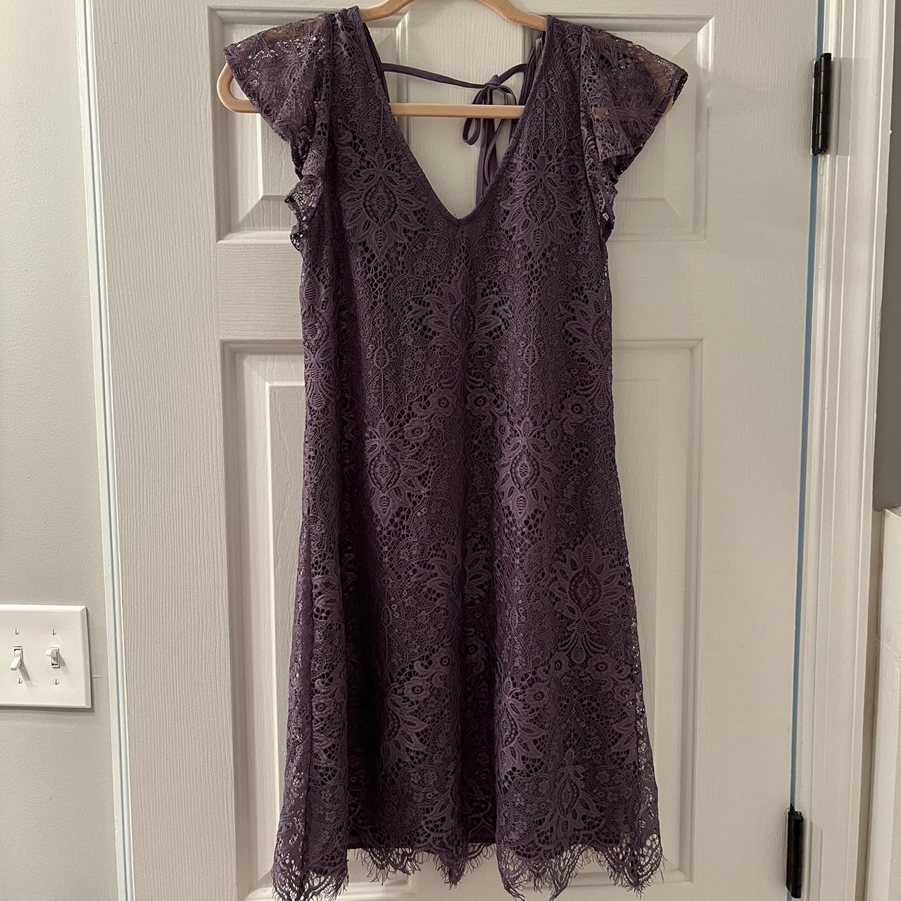 Francesca's purple 2025 lace dress