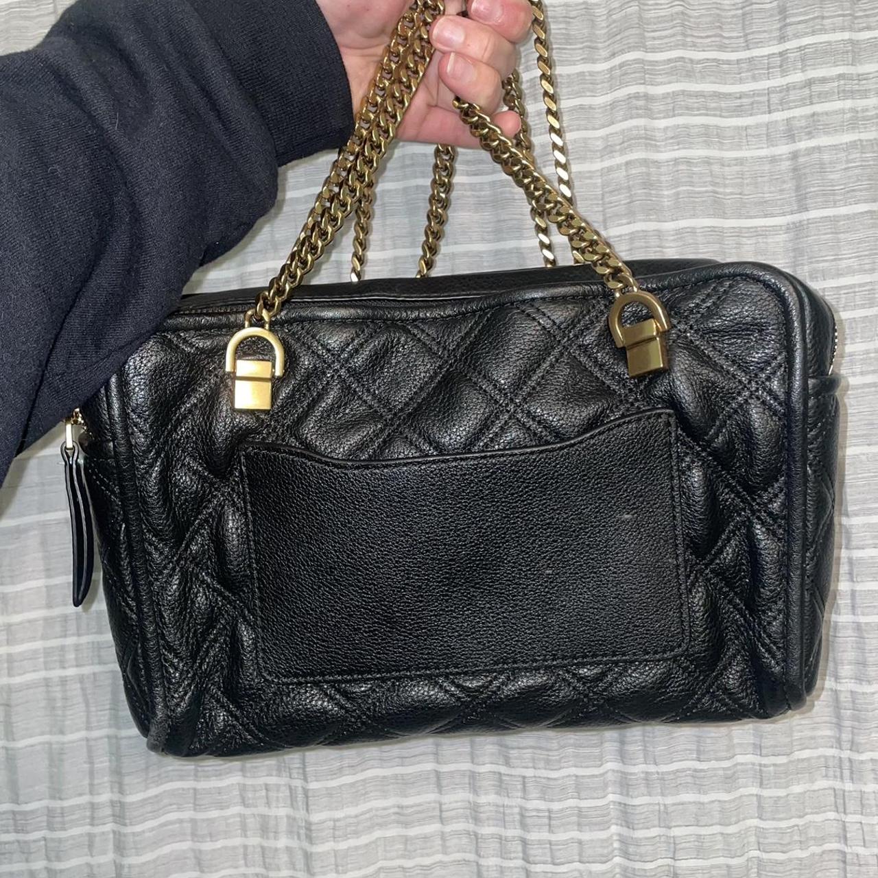 Marc Jacobs Purse Handbag Black Leather Medium Size - Depop