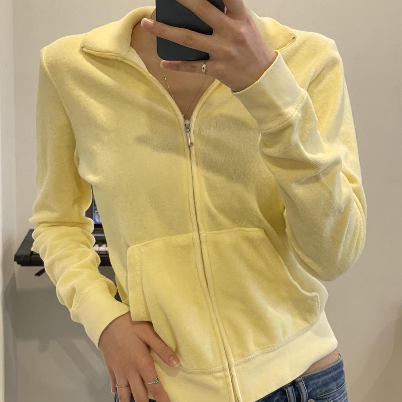 Y2K yellow Juicy Couture jacket 💛 Labelled as a... - Depop