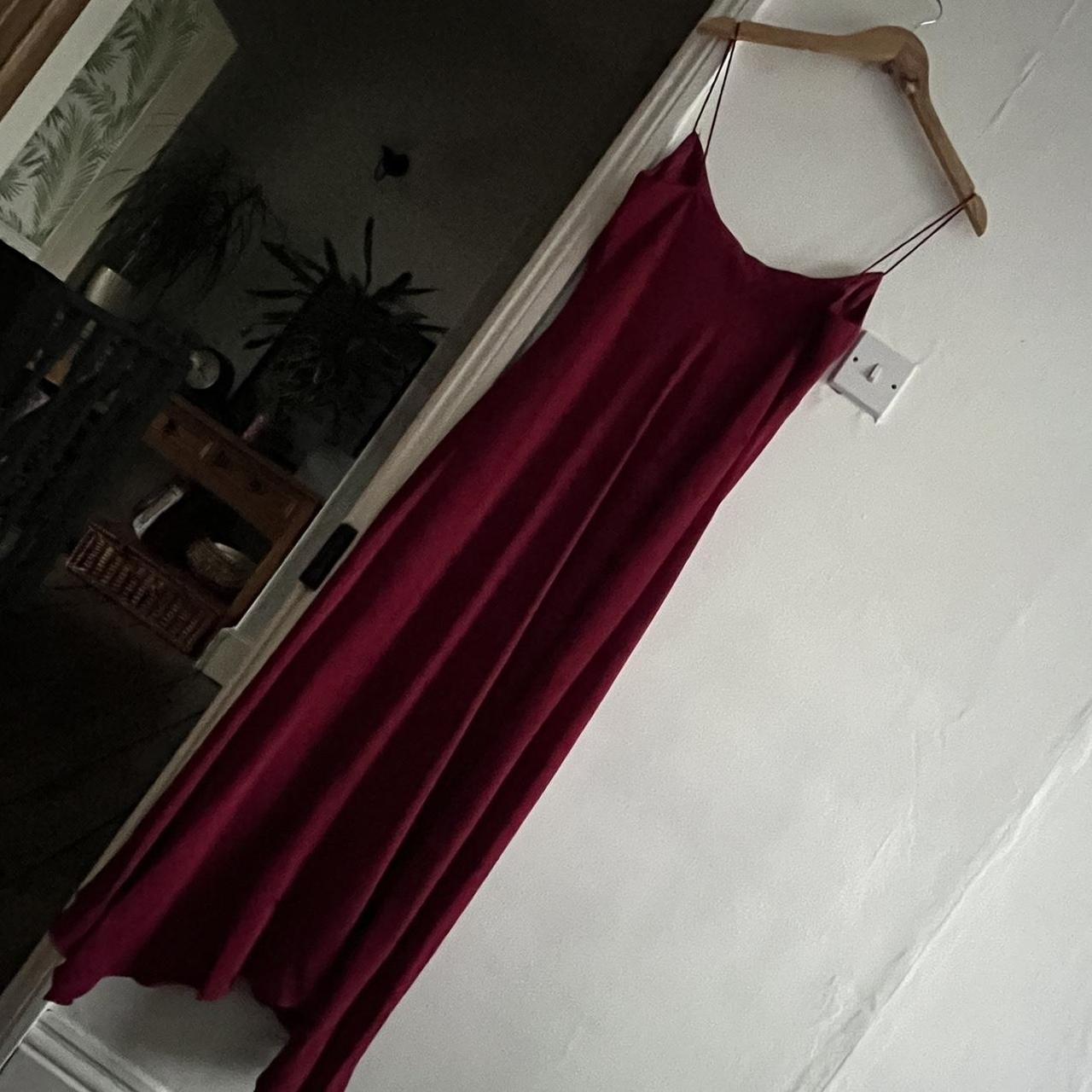 Debenhams burgundy outlet dress