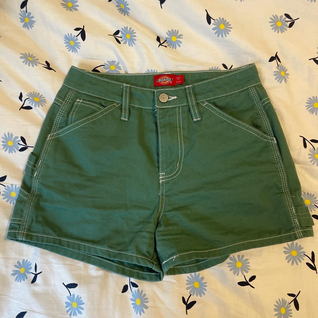 Dickies Women's Green Shorts | Depop