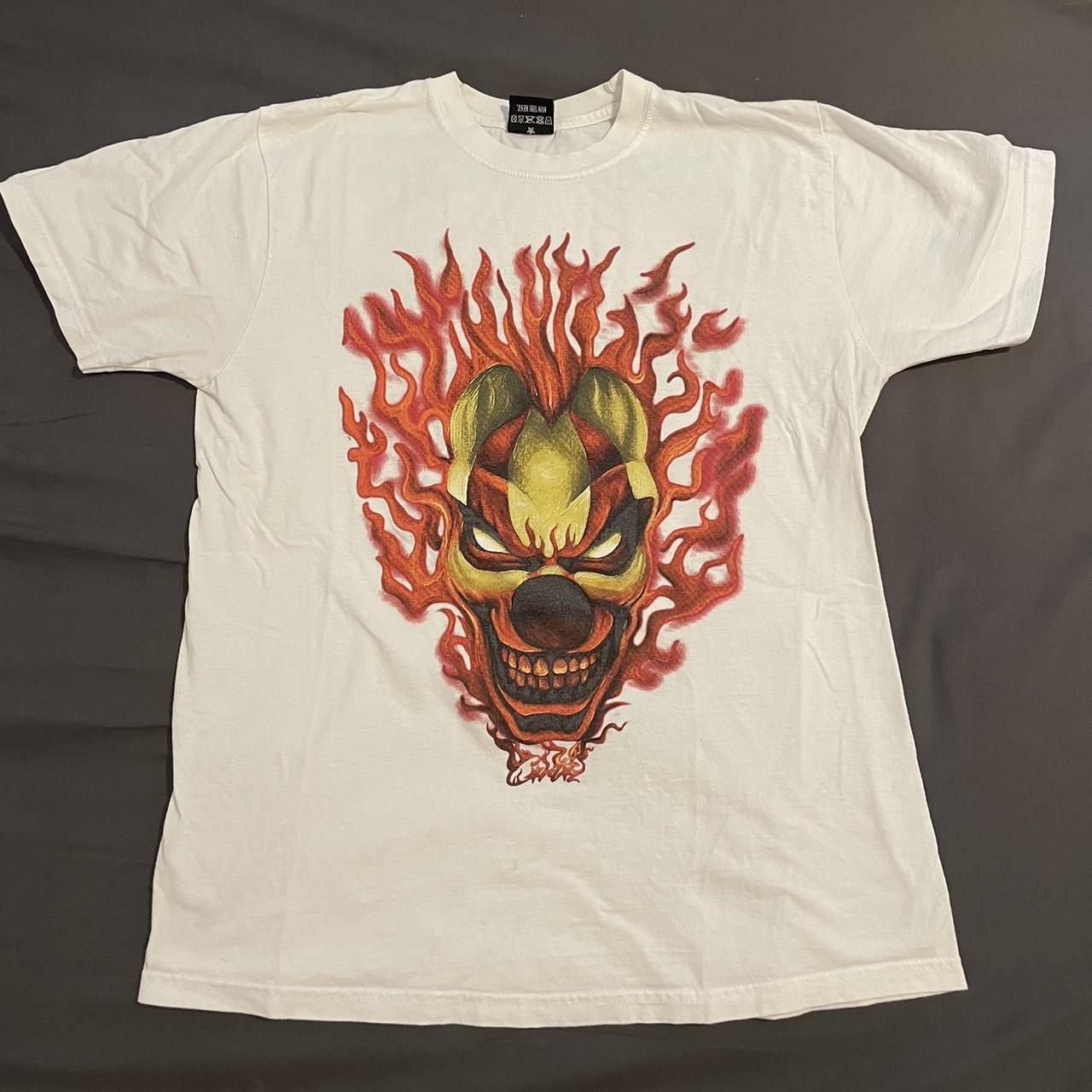 Corteiz Men's Red and White T-shirt | Depop