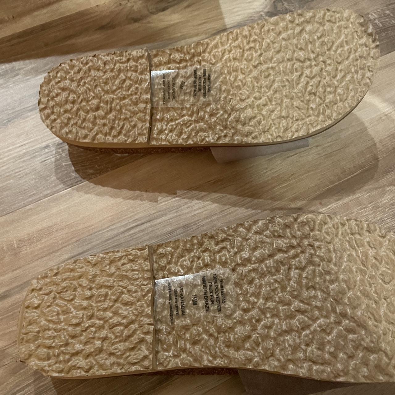 Vince Camuto Women's Tan and Cream Slides (3)