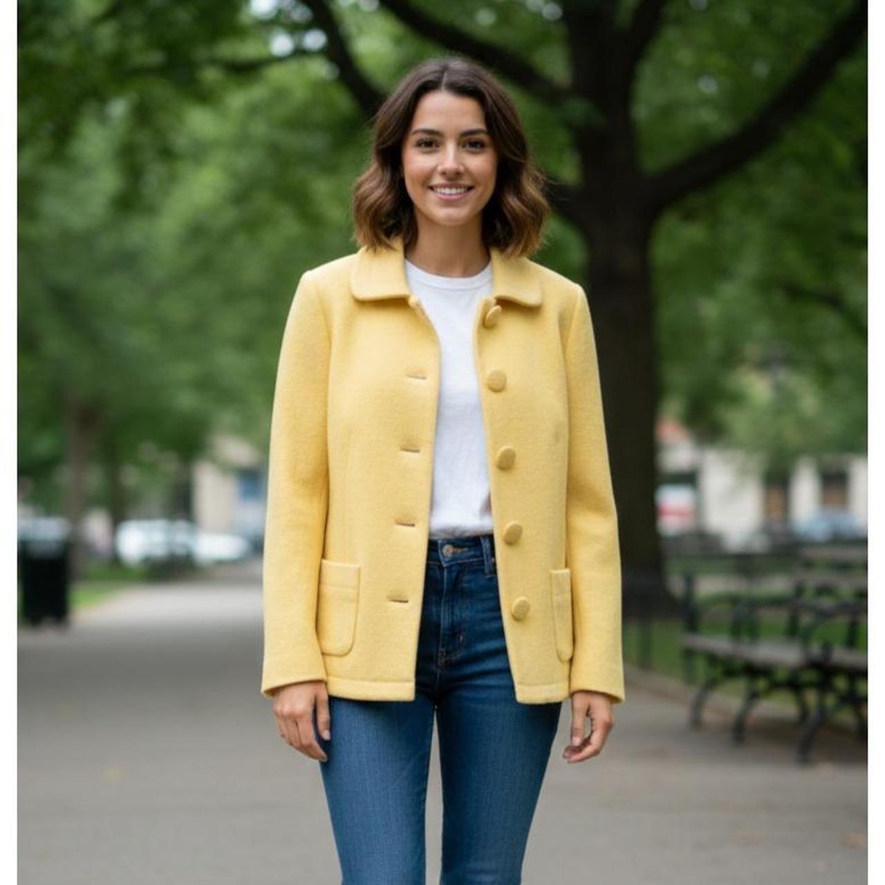 Pendleton Women's Vest - Yellow - S – Pendleton J… - image 1