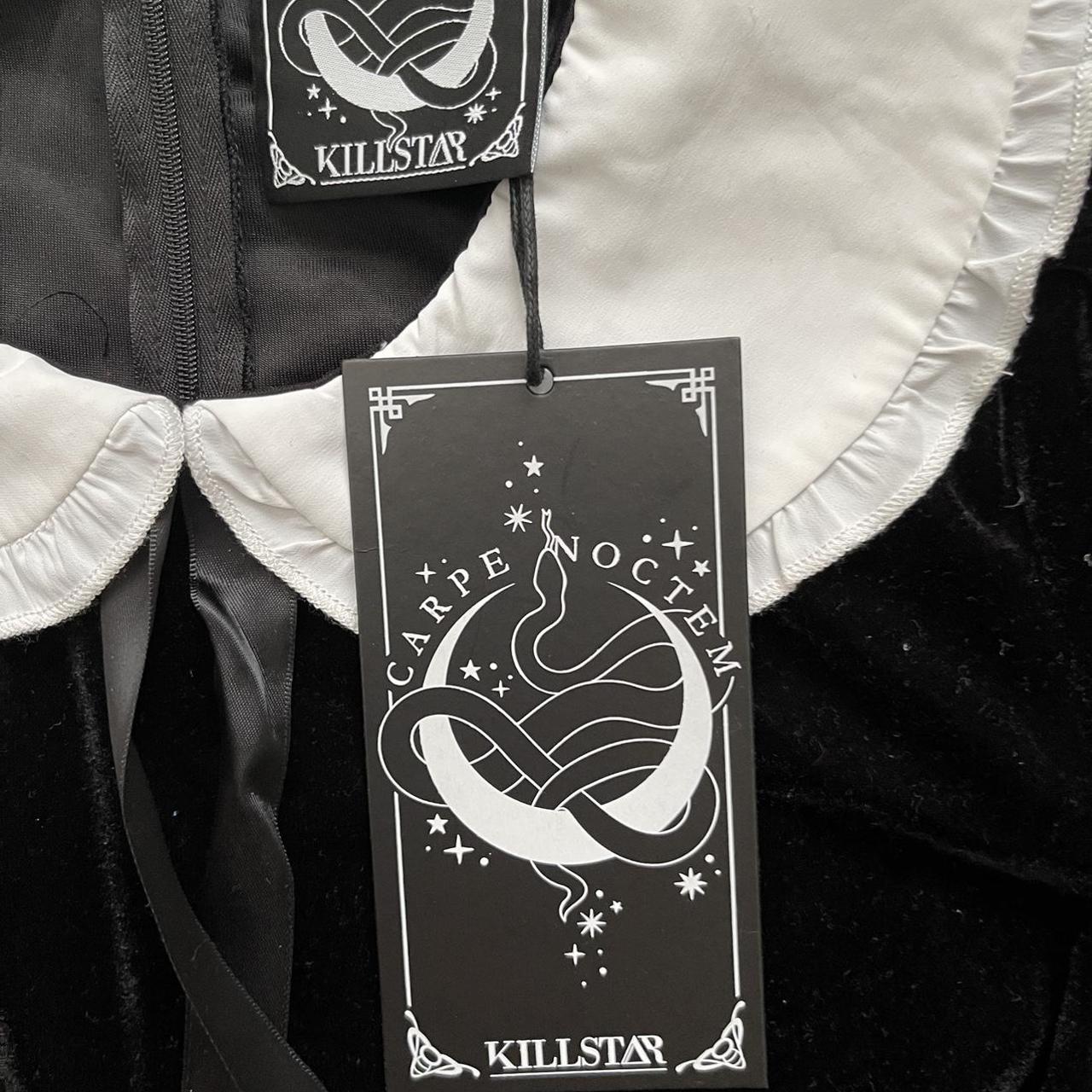 Killstar Women's Black and White Dress (2)