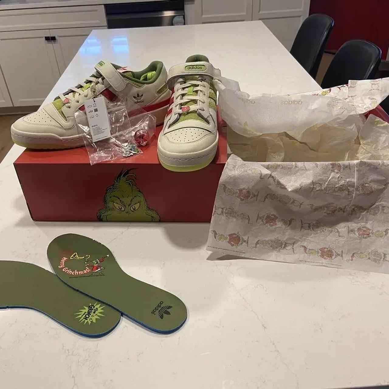 Adidas Originals x Grinch sneakers size 14 Depop