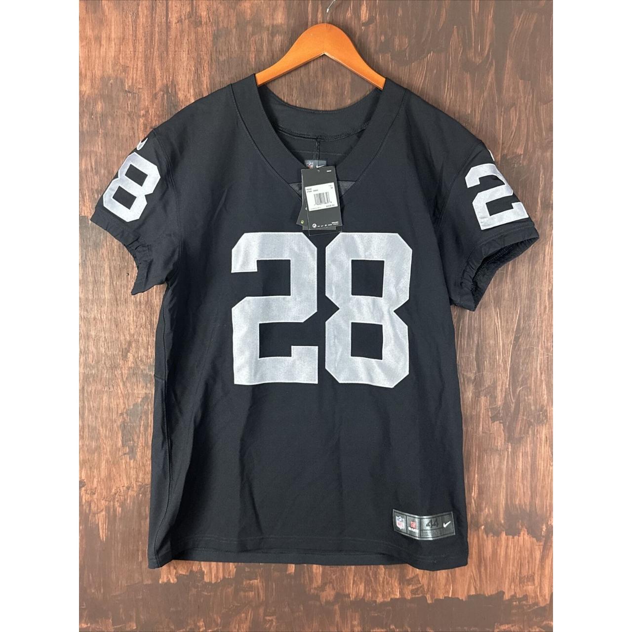 Nike Josh Jacobs On Field Las Vegas Raiders Vapor Elite Jersey Men's Sz 40  $325