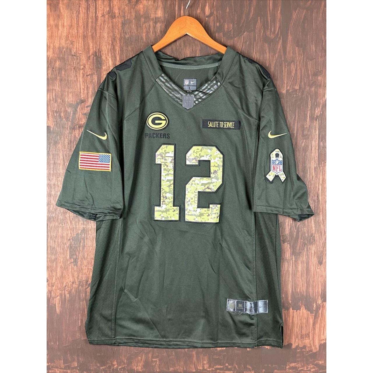 NIKE GREEN BAY PACKERS SALUTE TO SERVICE AARON RODGERS JERSEY