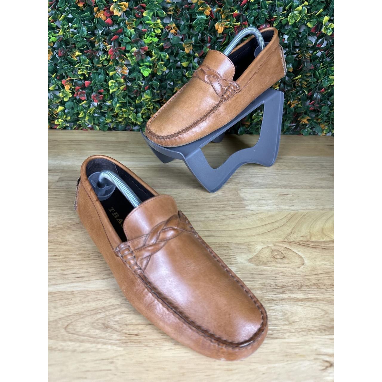 9.5 TRASK Sawyer Loafer Leather Handsewn Casual Shoe Depop