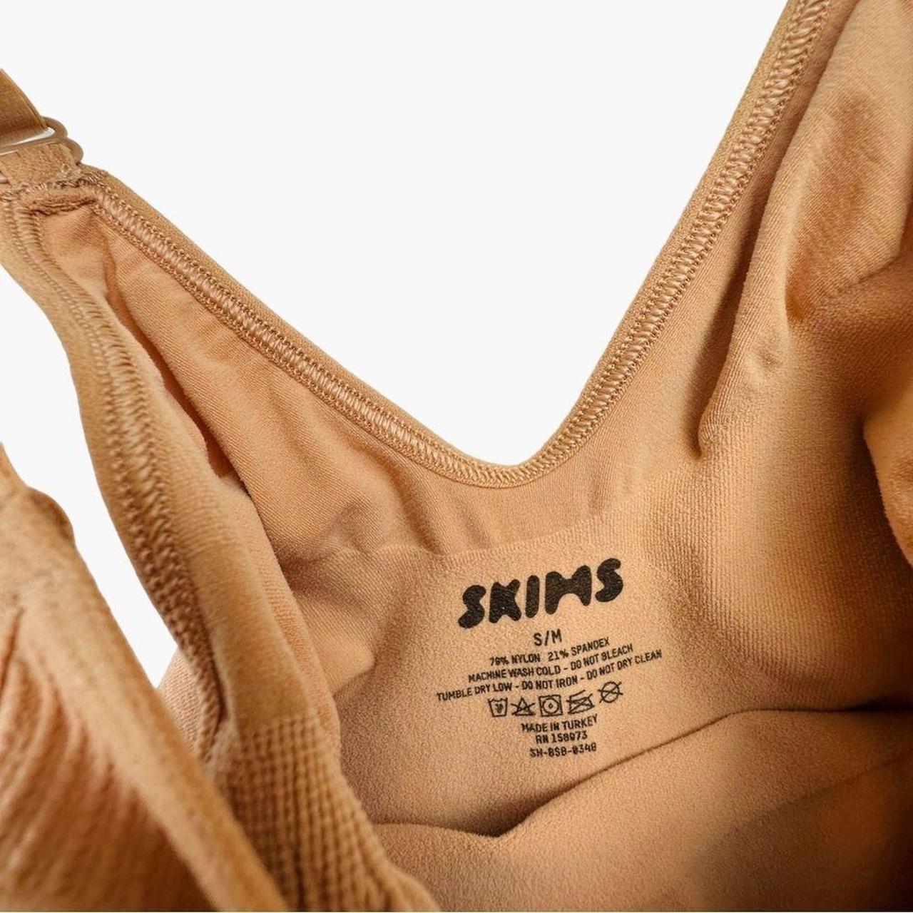 SKIMS Seamless Sculpt Thong Bodysuit in Ochre - - Depop