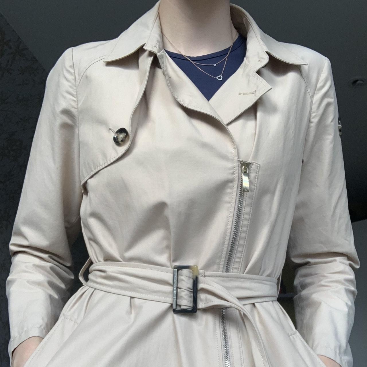 Armani jeans trench sale coat