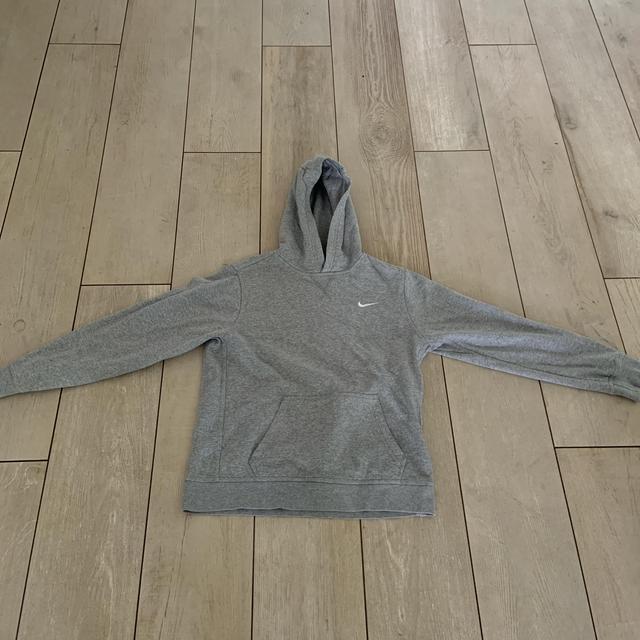 Nike classic hoodie in peach Size men Small Depop