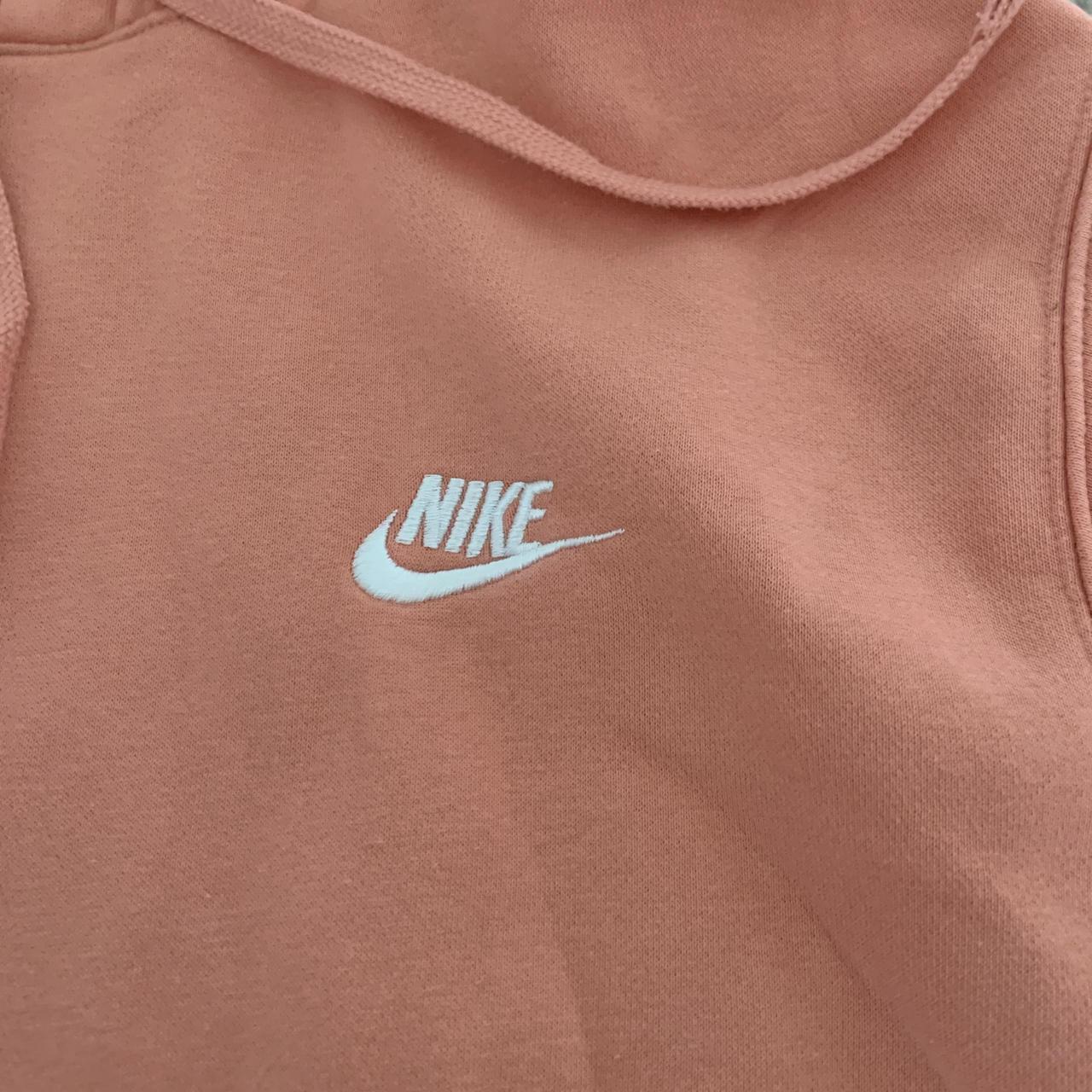 Nike classic hoodie in peach, Size men Small,
