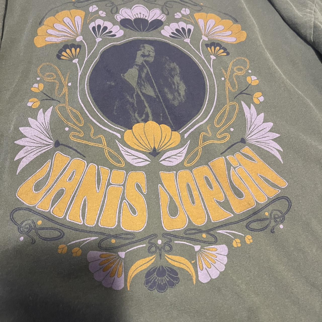 BARELY WORN: Janis Joplin oversized t-shirt from... - Depop