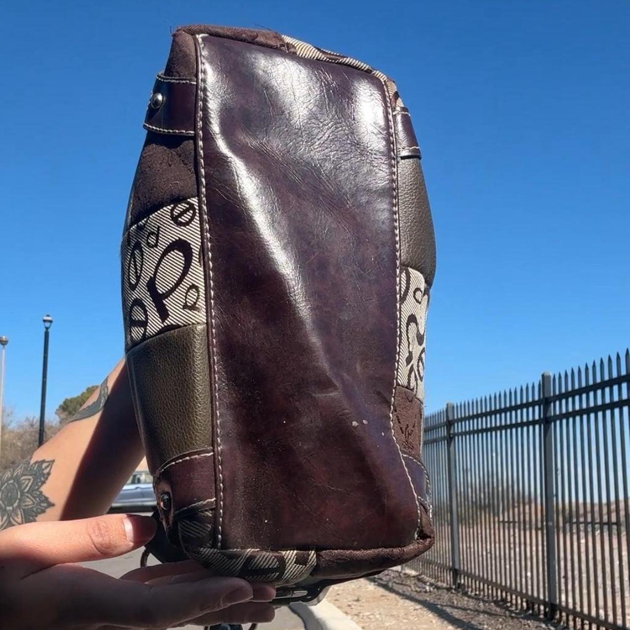 Bebe Women's Bag - Brown/Multi – BEBE PATCHWORK P… - image 3