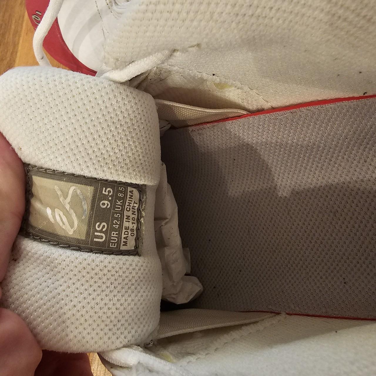 Etnies Men's White and Red Trainers (7)