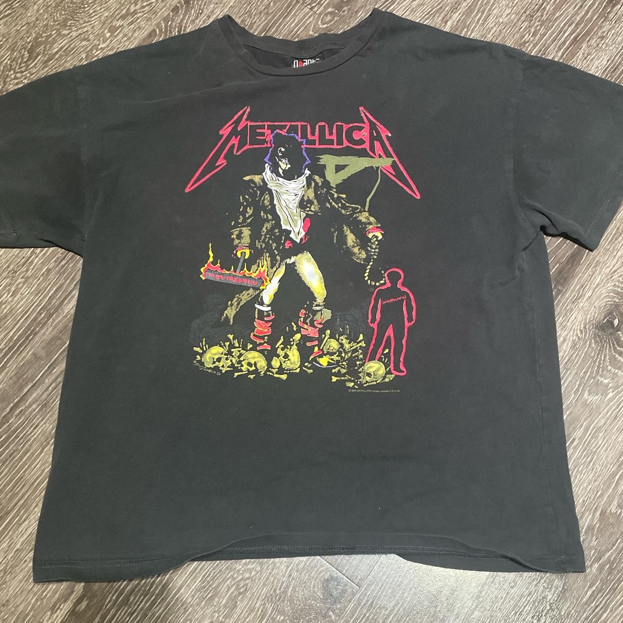 Metallica Unforgiven Tee Rare Vintage Tee Giant by... - Depop