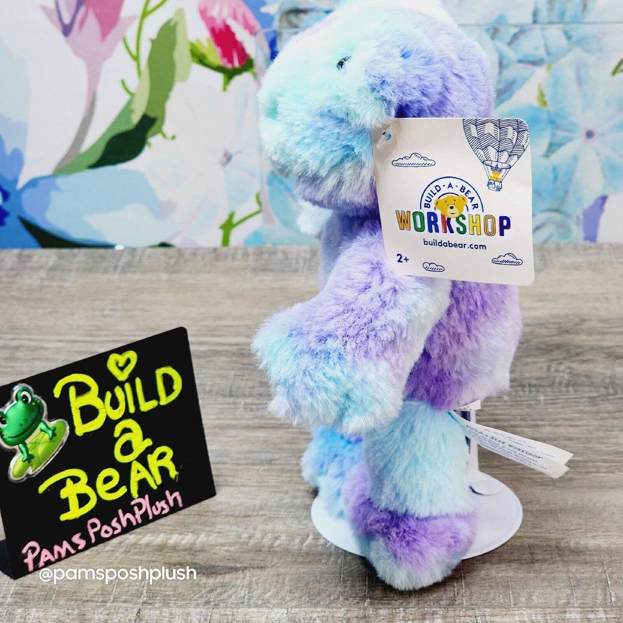 🪻 NWT Build A Bear MINI Purple Hoppy Swirl Frog 9