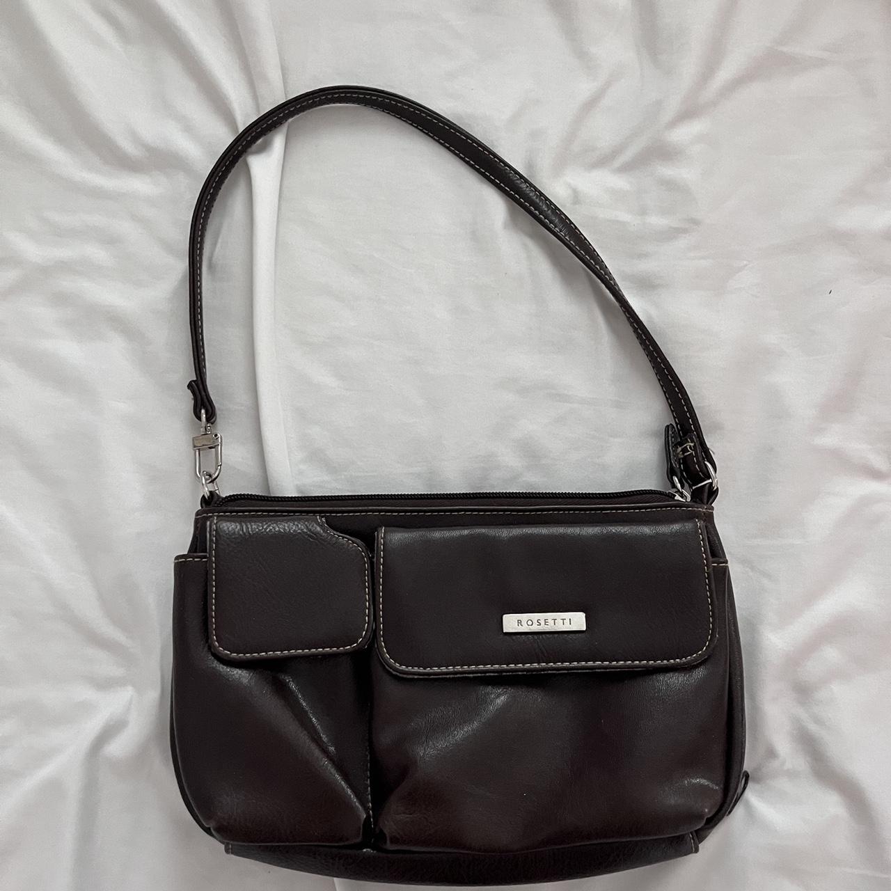 thrifted antique brown Rosetti handbag - Depop