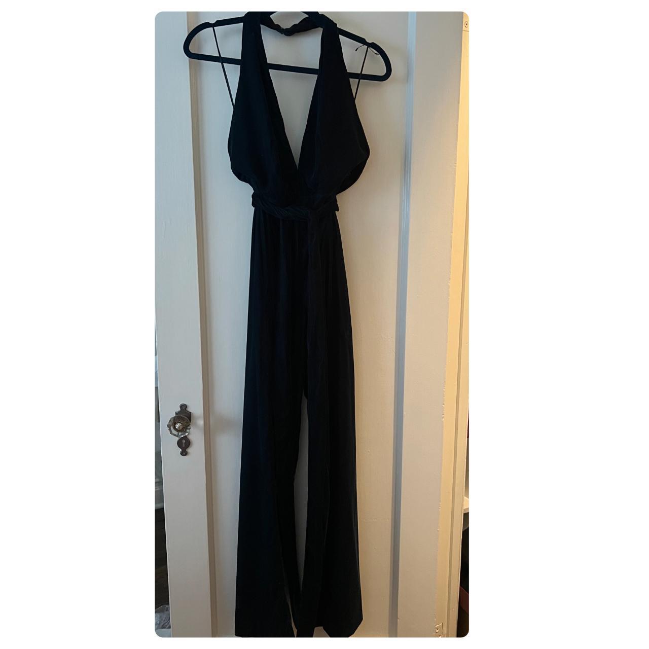 Zara green velvet sales jumpsuit