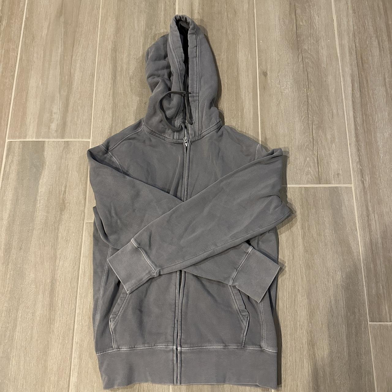 American Eagle grey zip up hoodie hoodies american