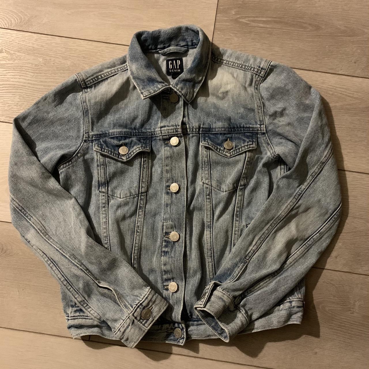 Gap women’s denim jacket size s 9/10 condition gap... Depop