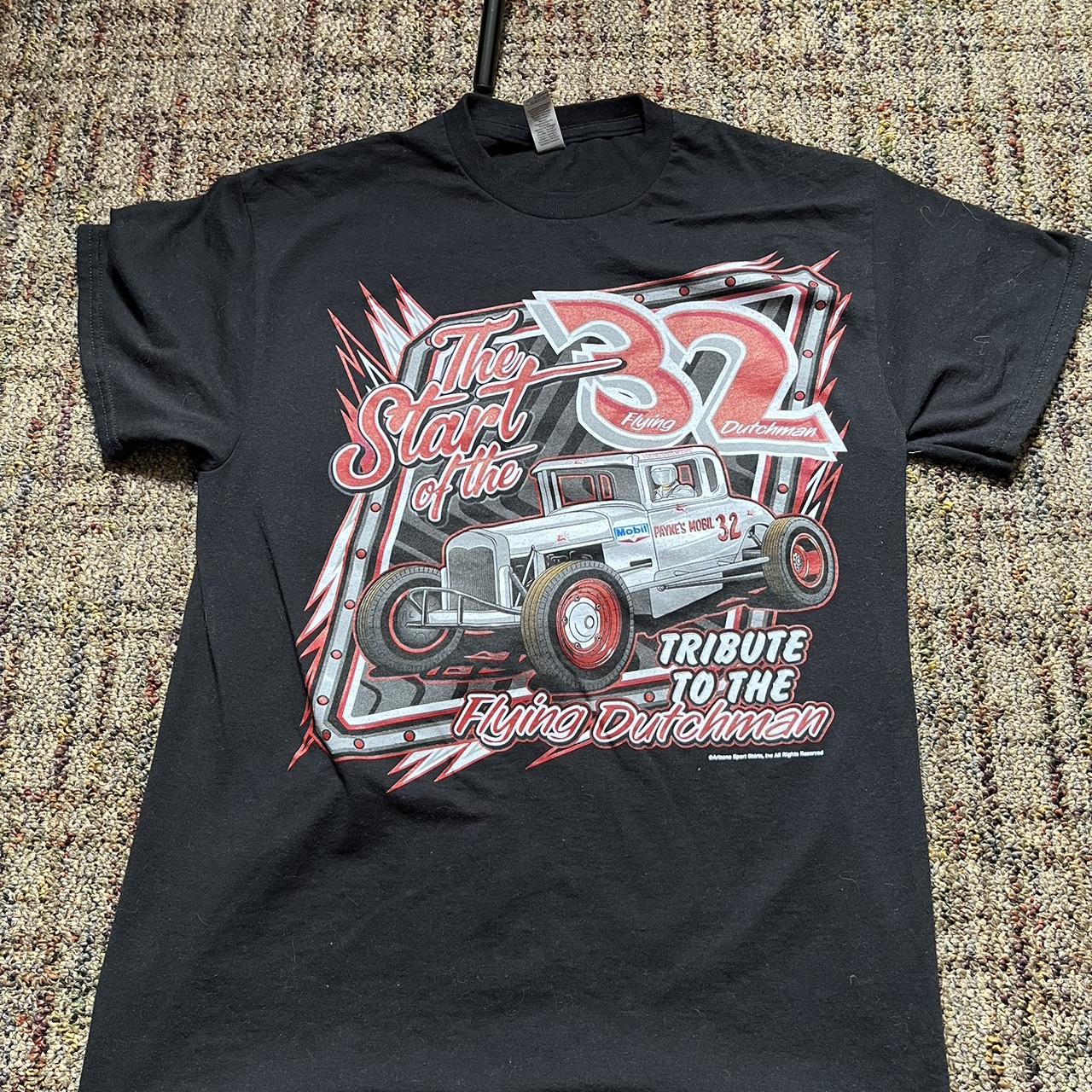 Bobby pierce Nascar tee Size M measurements are... - Depop