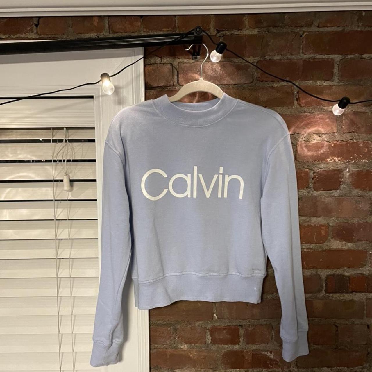 Baby blue calvin online klein sweatshirt