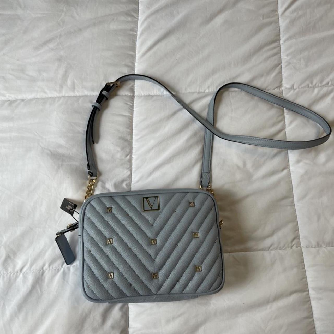 Authentic Victoria's Secret Crossbody bag Grey - Depop