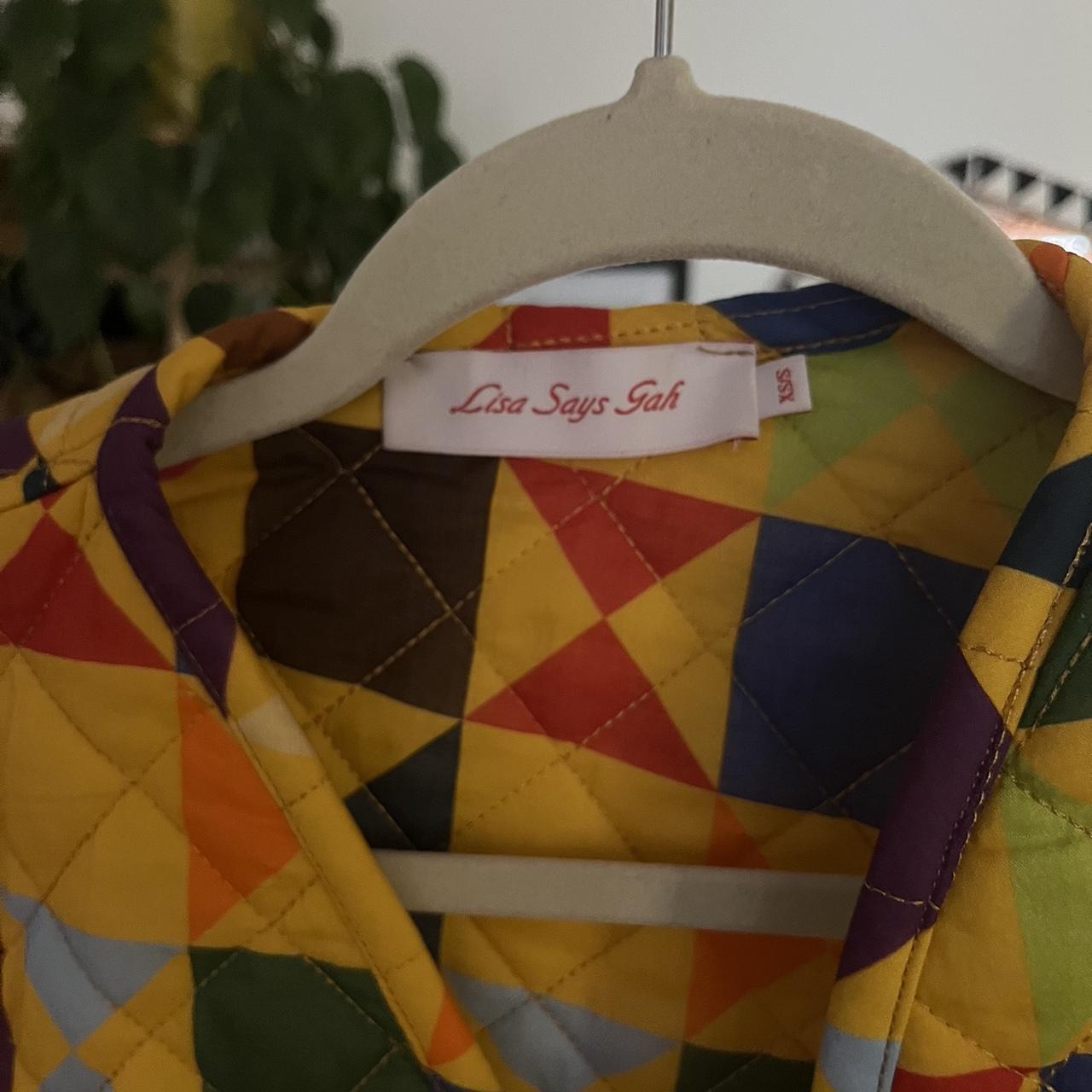 Lisa Says Gah quilted Luisa jacket in like-new