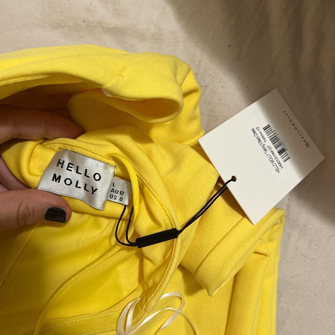 Hello Molly dress yellow size L (fits 12/14)... Depop