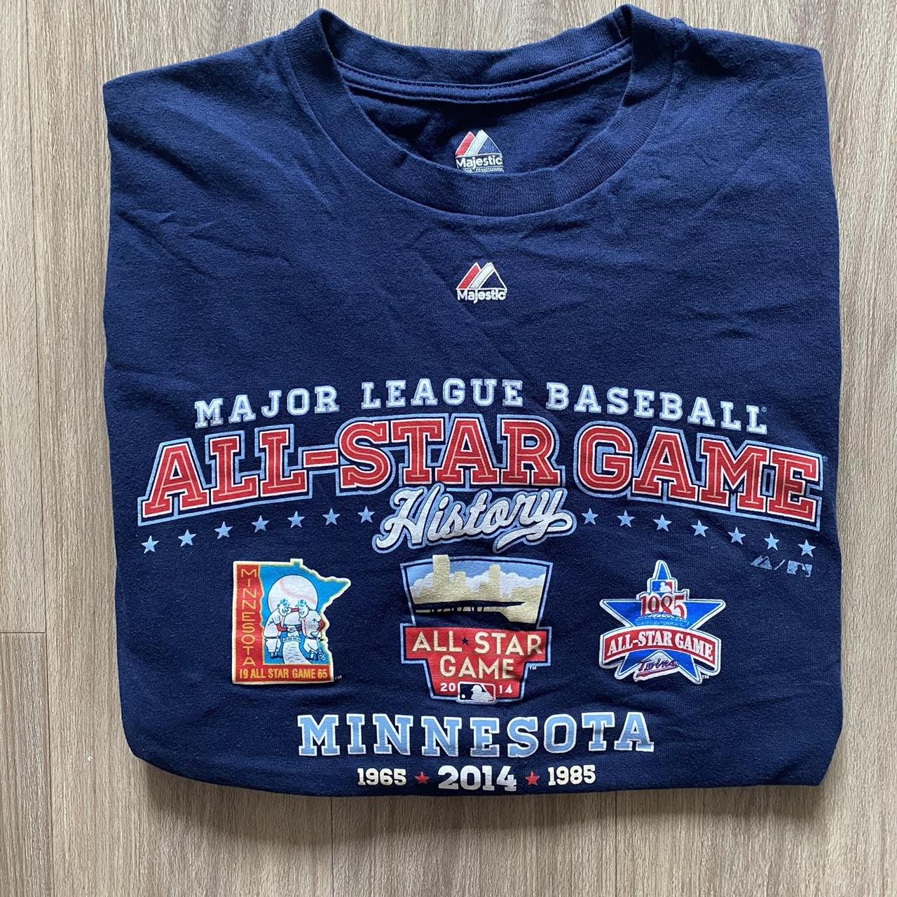 American League 2014 MLB All Star Game Majestic Jersey Minnesota