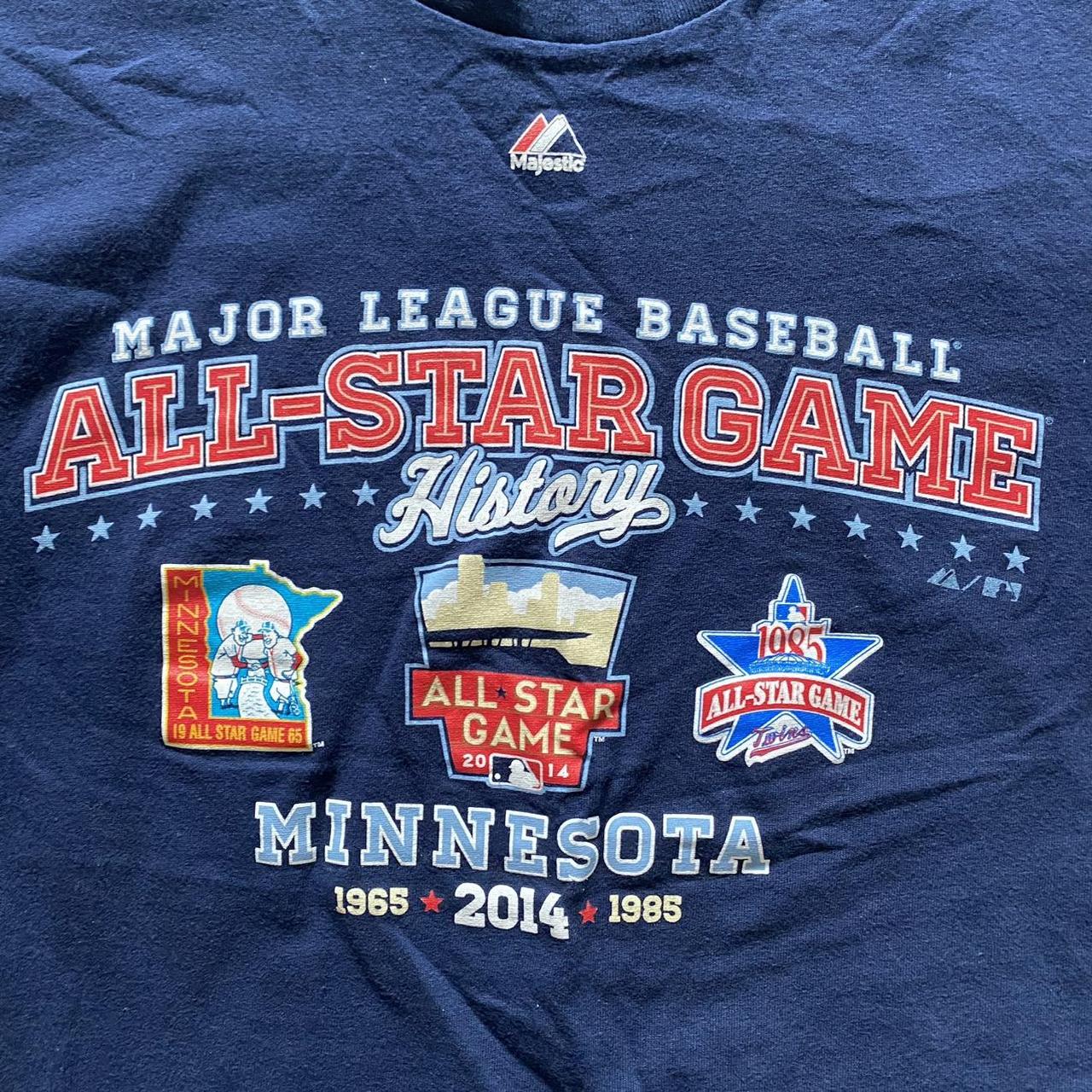 American League 2014 MLB All Star Game Majestic Jersey Minnesota