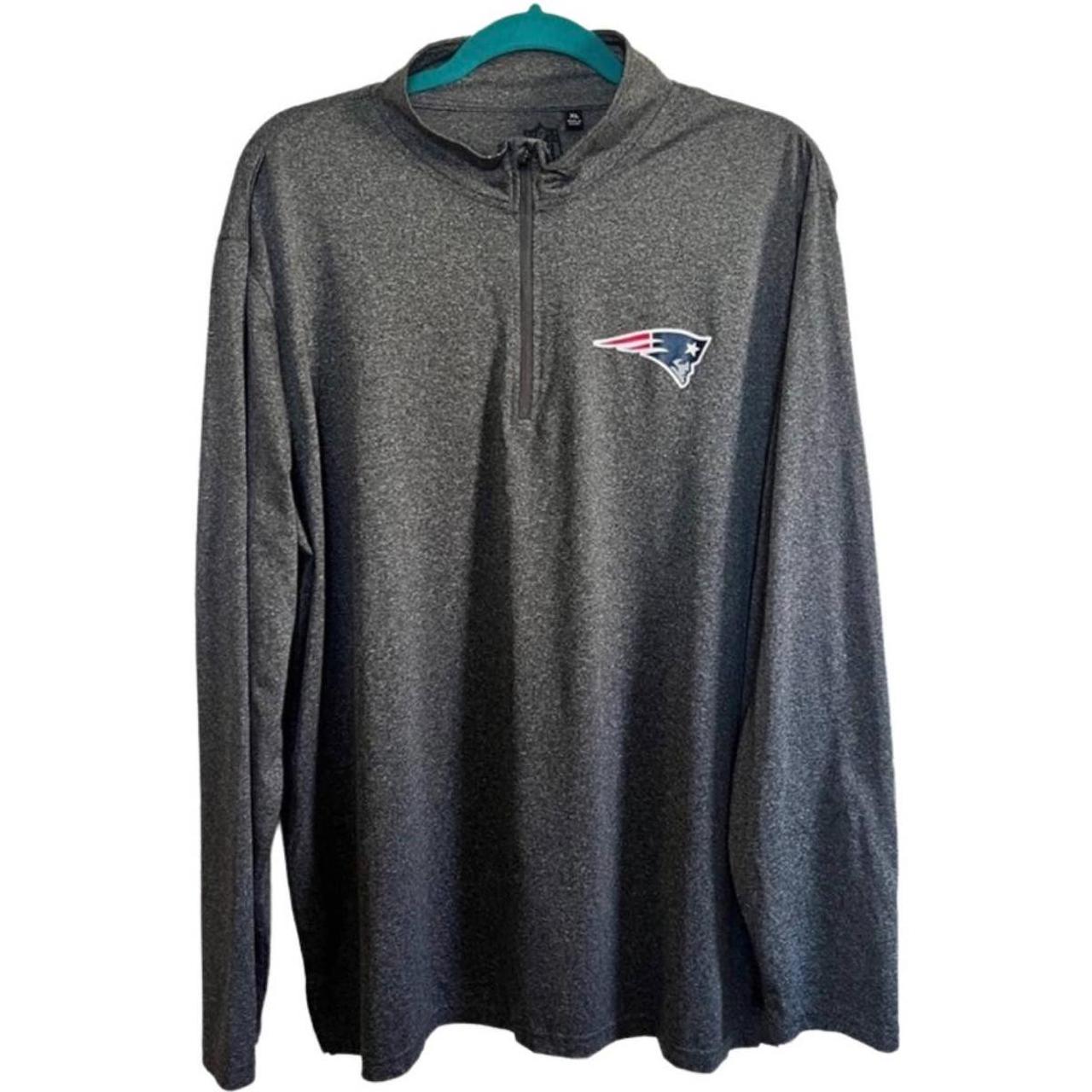 Dark Grey NFL New England Patriots Hoodie ✓In - Depop